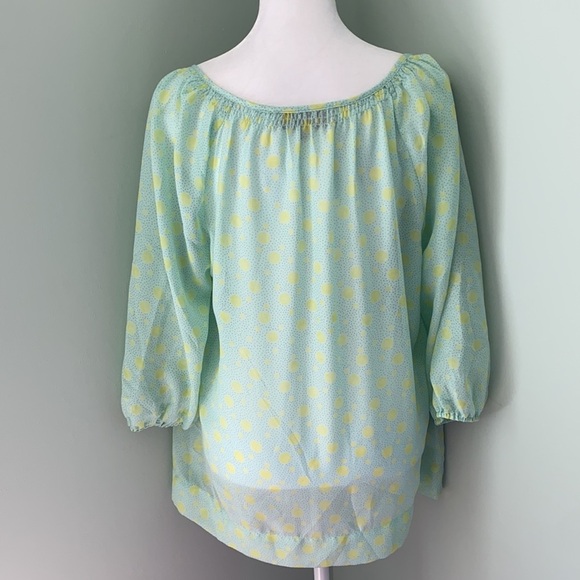 LOFT Polkadot lightweight Blouse - Picture 3 of 4